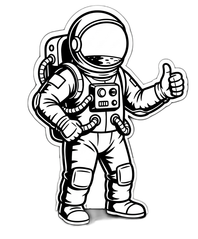 Anaza astronaut mascot
